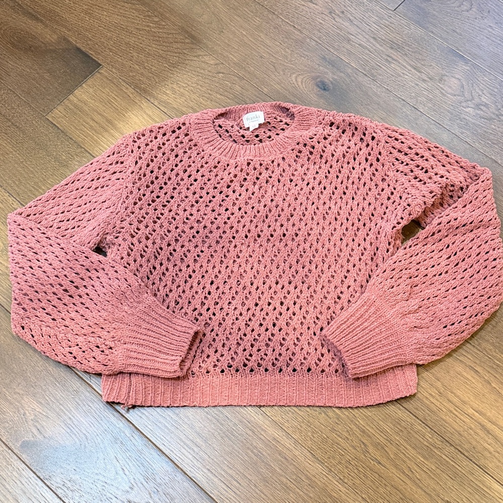 Franki by Francesca’s Pink Knit Sweater Size 12 C3-041